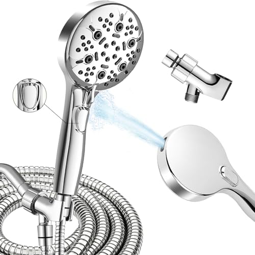 High Pressure Shower Head with Handheld,Power Wash & Auto Reset by Unknown