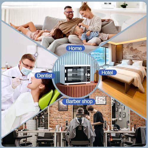 UV Sanitizer Cabinet. Dual Lamp Ultraviolet Disinfection Cabinet with Timer Setting, Suitable for Disinfection of Various Items - Image 7