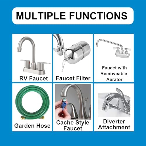 WINGSOL Compression Thread Adapter Kits for Kitchen Bathroom Faucet Mount Filter, Garden Hose, Bathtub Aerator Diverter, Water Filter Accessories, 8 Pcs - Image 4