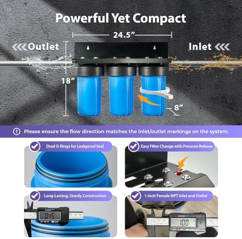 iSpring WGB31B-DS Anti-Scale Whole House Water Filter System - Image 4