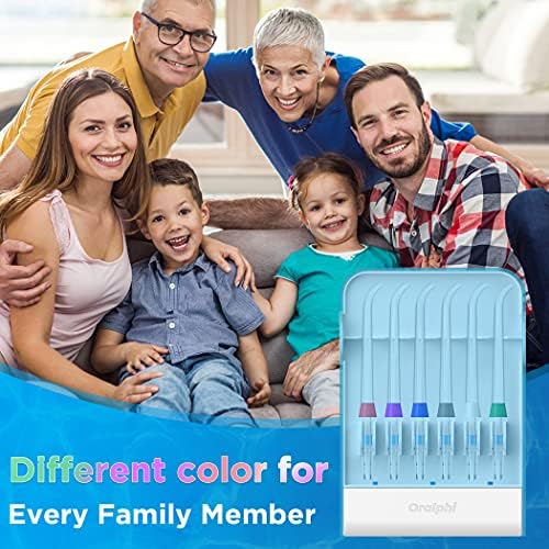 Replacement Tips for Waterpik Water Flosser (6 Classic Jet Tips & Storage Case Bundle) - Image 3