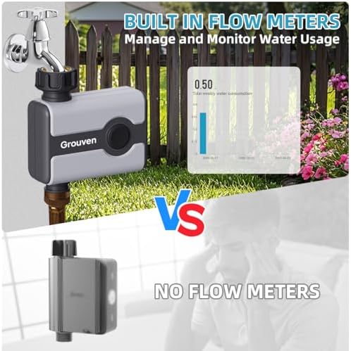 WiFi Sprinkler Timer Brass Inlet APP Remote Control Smart Irrigation System - Image 2