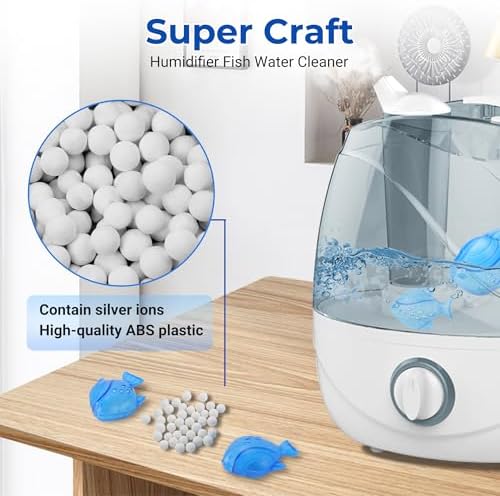 Humidifier Cleaning Fish, Tank Cleaner for Most Humidifiers, 12 Pack, Blue - Image 2