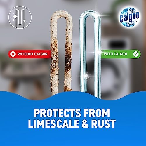 Calgon 4-in-1 Washing Machine Cleaner and Water Softener Tablets, 75 Count, Removes Limescale, Residue, Dirt, Rust & Malodours, Deep Clean, XL Pack Size - Image 3