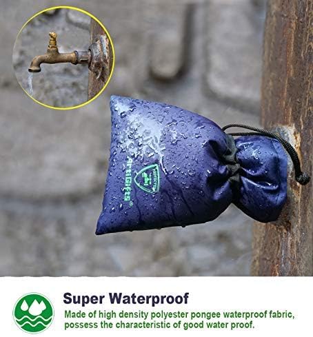 Pro Outdoor Water Faucet Cover Socks for Winter Freeze Protection, 5.9" W x 7.7" H, Mazarine Blue, Set of 4 - Image 4