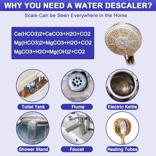 CAMECO Whole House Water Descaler System, Electronic Alternative Salt-Free Hard Water Conditioner, No Salt Water Softener, Limescale & Rust Removal, Reduces Hardness - Image 2