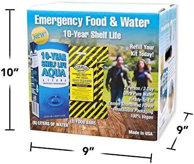10 Year Vegan Food and Water Kit - Image 2