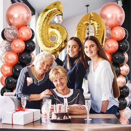 Rose Gold and Black Balloon Column Stand Kit Set of 2 for Floor - Image 2