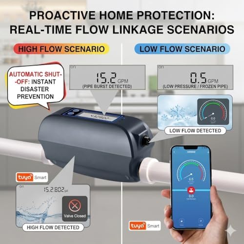 Haozee WiFi Smart Water Valve and Auto Shut-Off - Image 4
