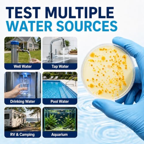 Bacteria Water Test Kit for Drinking Water, 12-Pack Well Water Testing Kit for Coliform and E. coli, At-Home Testing for Well, Tap, City and Pool Water, Includes Free Lab Analysis - Image 2