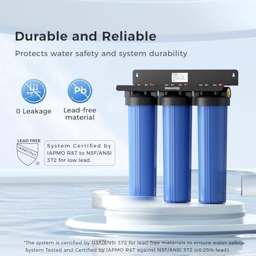 Waterdrop WHF3T-FG 3-Stage Whole House Water Filter System for Well Water - Image 5
