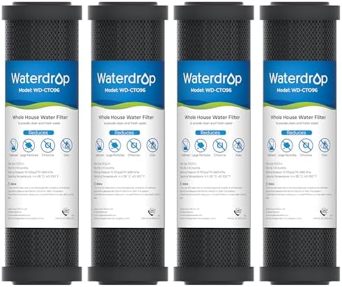 Waterdrop Whole House CTO Carbon Filter for DuPont® WFPFC8002, 1 Micron by Waterdrop