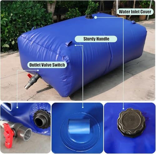 Extra Large Water Storage Tank - Durable, Heavy-Duty, Portable Water Container for Home, Camping, Emergency Preparedness, and Outdoor Activities - Image 4