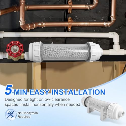 Condensate Neutralizer Kit for Rinnai 804000074 | Acid Condensate Neutralizer for Tankless Water Heater & Boiler with Transparent Window & Anti-Corrosion Pellets | pH Neutralization & COD Reduction - Image 5
