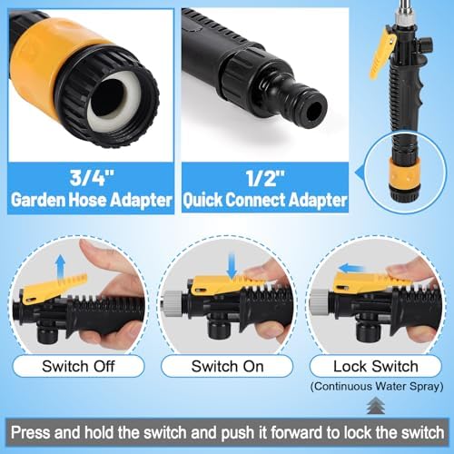 PAMASE 5Pcs RV Water Heater Anode Rod & Flush Wand & Element Socket Set - 9.25"L x 3/4"NPT Thread Magnesium Rod for Suburban, Mor-Flo, with Dual Hex Wrench, Camper Hot Water Tank Cleaning Rinser - Image 6