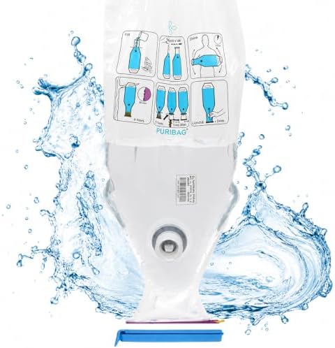 Puribag Gravity Water Filter - Portable Water Filtration System and Backpacking Filter for Camping, Hiking and Emergency Treatment - 2.5 Gallon Bag - Hangs Anywhere - Image 2