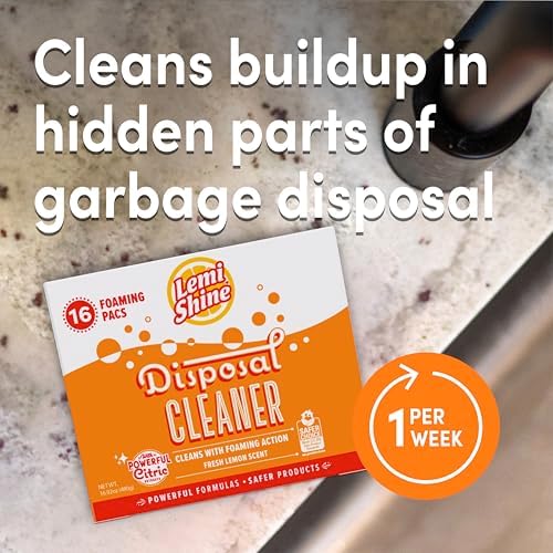 Lemi Shine Natural Foaming Garbage Disposal Cleaner - 16.92oz (16 Pack) - Image 2