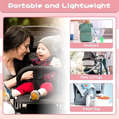 Qunlions life Baby Grooming Kit, Infant Safety Care Set with Hair Brush Comb Nail Clipper Nasal Aspirator,Baby Essentials Kit for Newborn Girls Boys, Pink-24- in-1 - Image 7