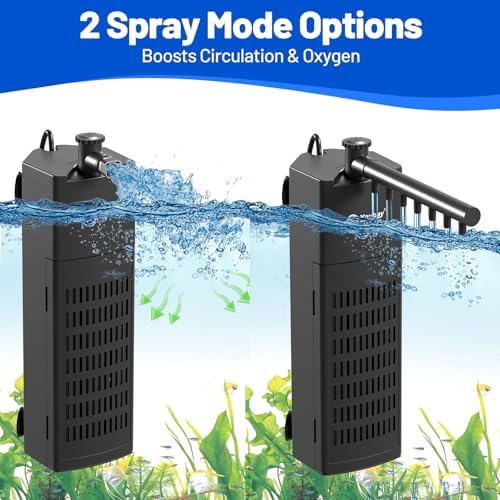 Yaubay Aquarium Filter for Up to 20 Gallons, Corner Fish Tank Filters - Image 4