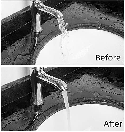 6 Pack Faucet Aerator 2.2 GPM Bathroom Sink Aerator Regular Standard Replacement Parts with Brass Shell 15/16-Inch Male Threads Aerator Faucet Filter with Gasket for Kitchen Bathroom - Image 5