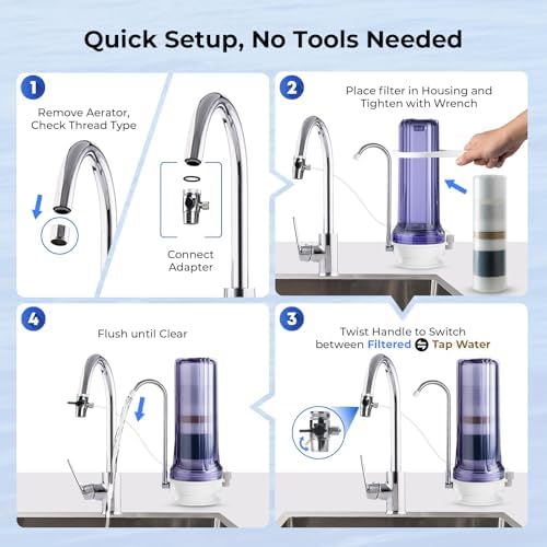 iSpring CT10-CL 7-Stage Countertop Drinking Water Filter System,pH-Balanced - Image 6