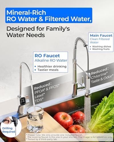 Waterdrop G5P700A-PRO Alkaline Mineral pH+ Reverse Osmosis System, 700 GPD - Image 3