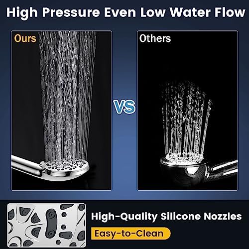 FEELSO Filtered Shower Head with Handheld, 5-Modes High Pressure Showerhead - Image 3