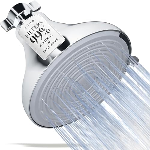 NUUD Filtered Shower Head | Removes Chlorine for Healthier Hair & Skin by NUUD