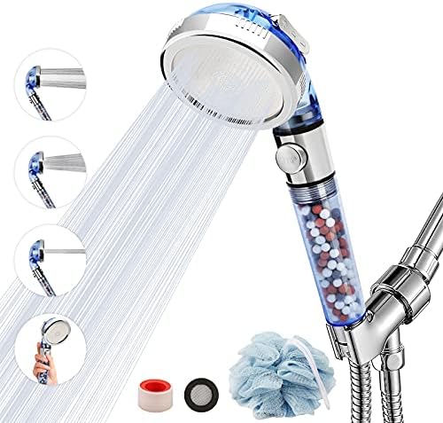 Filtered Shower Head - 59 Inch Expandable Handheld Hose, Leakproof Flexible Hose Extension, High Pressure Shower - Image 6