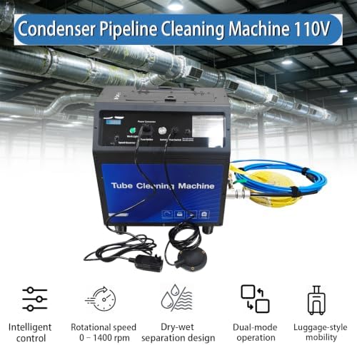 Condenser Pipeline Cleaning Machine Dry-Wet Separation - Image 2