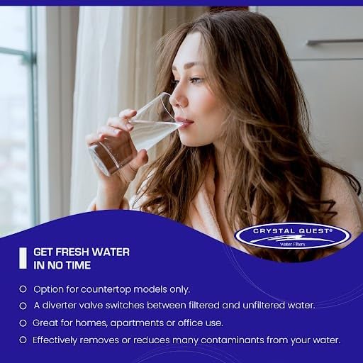 Smart Countertop Water Filter System | Crystal Quest (Single, Stainless Steel) - Image 3