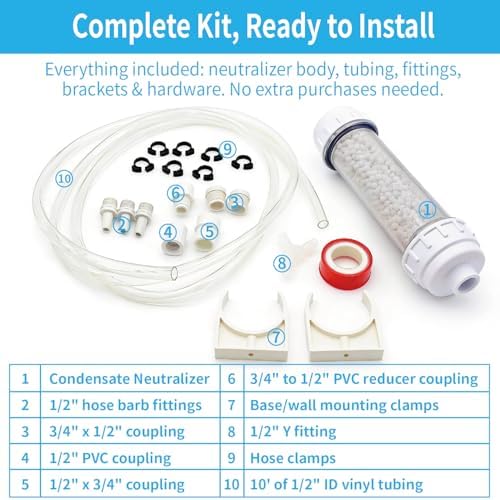 Condensate Neutralizer Kit Compatible with Rinnai Tankless Water Heater - Image 4