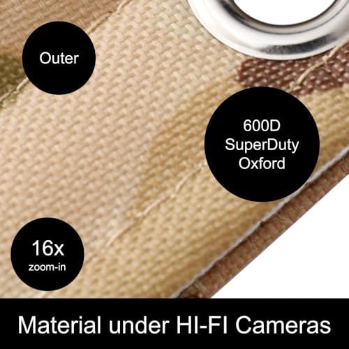 King Mills 5 Layer Sprinkler Covers, L-Shaped Opening Backflow Covers for Winter Freeze and Intense Sun Protection. Outdoor Pipe Insulation Cover. Sand Camo. 24x30in - Image 5