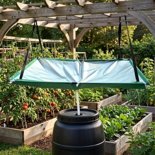 Rain Collector Portable and Easy to Store Rainwater Collection for Lawn Backyard Garden Balcony Camp,3pc - Image 3