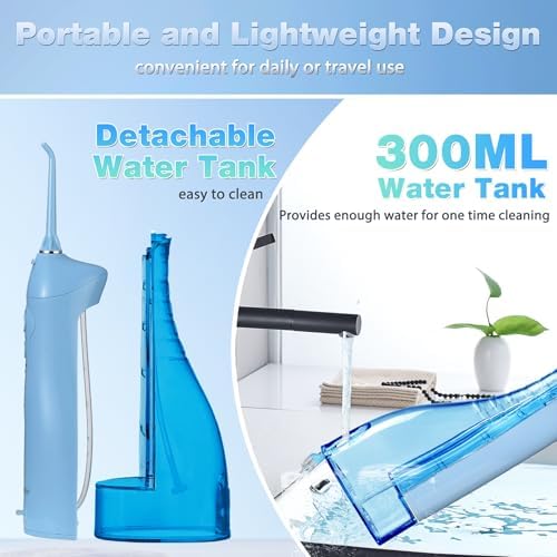 TOVENDOR Electric Water Flosser, Cordless Dental Oral Irrigator for Teeth - Image 5