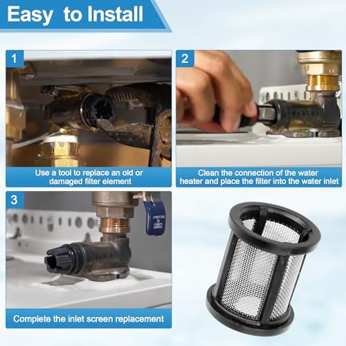 EGBD032 Inlet Filter for Noritz Tankless Water Heater, Replacement Screen - Image 6