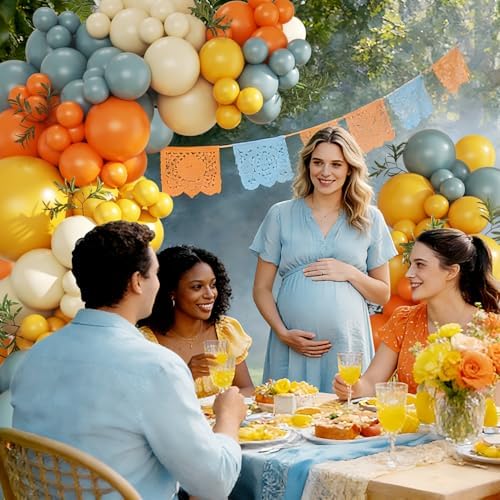 CROSSFINGERS Here Comes the Son Balloon Arch Kit for Baby Shower Decoration - Image 5
