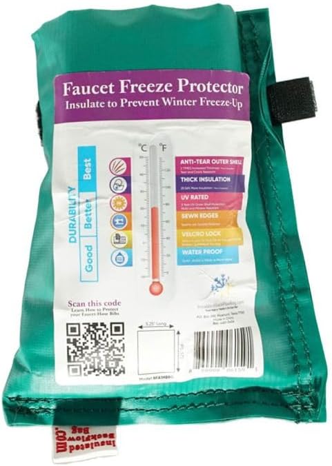 Backflow Armor Hose Bib Green Insulation Pouch | BFA1HBBG by Unknown