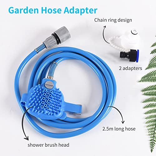 Dog Shower Attachment Slip-On Dog Shower Hose for Bathtub Faucet Detachable Shower Head Sprayer, 6ft Handheld Shower Attachment Hose for Sink/Shower - Image 4