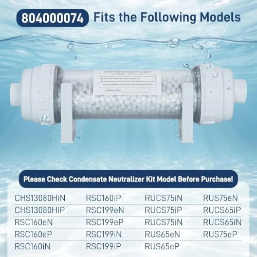 Condensate Neutralizer Kit Fit for Rinnai 804000074 / Rinnai Sensei SE+ & M Series Tankless Water Heaters & Boilers RU199i RUC98i M120SN - Image 3