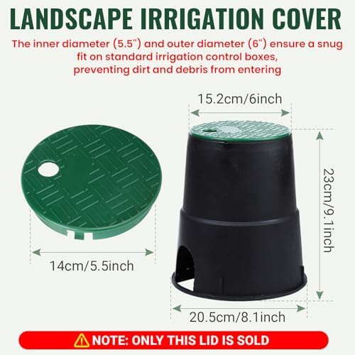 Sprinkler Valve Cover, 5.5" ID 6" OD,2pack - Image 3
