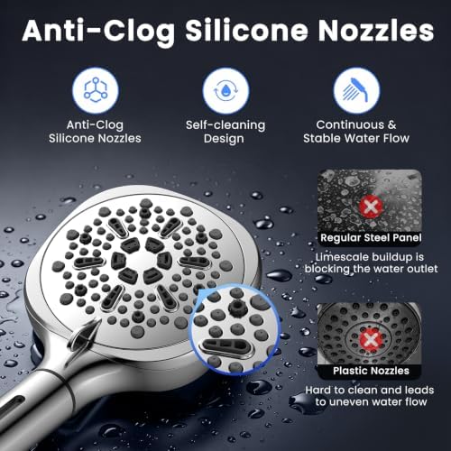 Filtered Shower Head with Handheld, High Pressure ShowerHead - Image 7