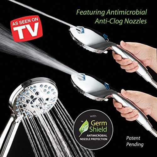 AquaCare 50-mode High Pressure 7 inch Shower Head Combo w/Dual Power Wash - Image 3