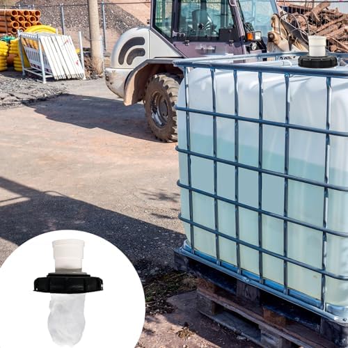 IBC Connector Filters,IBC Tank Cover 6.50 inch Straight IBC Cover Nylon Plastic Reusable Lightweight IBC Tote Filter for Rainwater Tank, Standard - Image 3