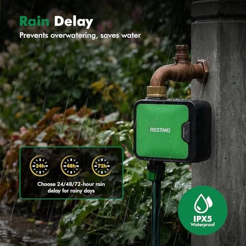 RESTMO Smart WiFi Water Timer, APP Control Sprinkler Timer - Image 5