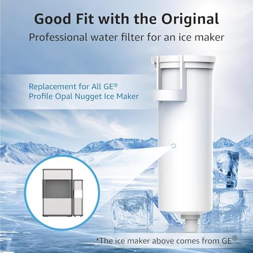 AQUA CREST C33 Ice Maker Filter, Compatible with GE® Opal Ice Maker, 8 Pack - Image 2