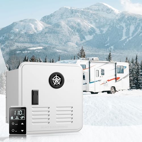RV Tankless Water Heater with Front Shower Set, 65,000 BTU, 3.9 GPM, 2.80kPa, 12V Instant Endless Hot Water, Remote Control, Front Outlet for All RVs, 15 x 15 inches White Door - Image 7