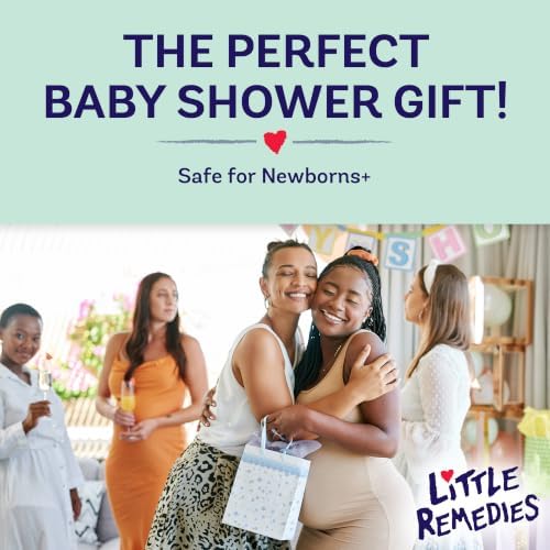 Little Remedies New Baby Essentials Kit with Saline Nasal Spray, Diaper Rash Cream, Gas Relief Drops, Gripe Water & More, Safe for Newborns, Multi-Color - Image 2