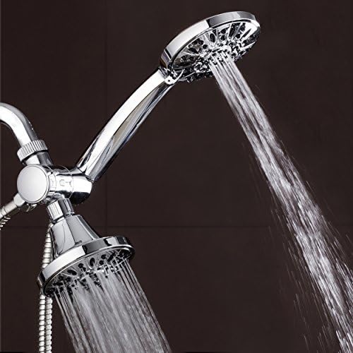 AquaDance Total Chrome Premium High Pressure 48-setting 3-Way Combo for The Best of Both Worlds – Enjoy Luxurious 6-setting Rain Shower Head and 6-Setting Hand Held Shower Separately or Together - Image 3