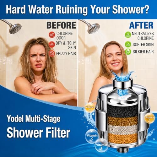 Yodel Shower Filter for Hard Water, Showerhead Water Filter - Image 2